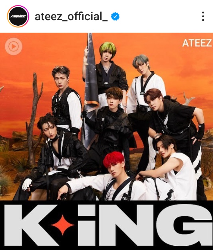 Recent activity shot of ATEEZ