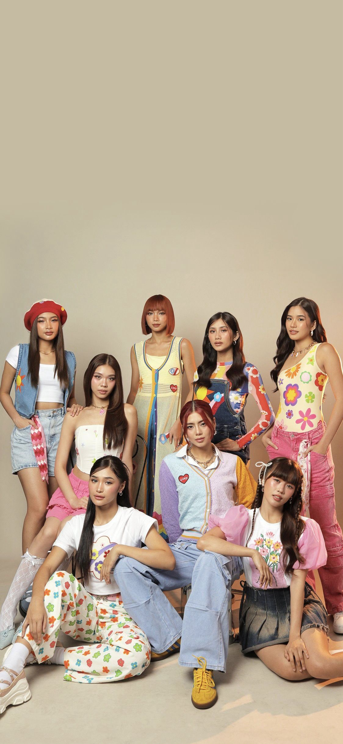 A heartfelt wallpaper shared by BINI's fans