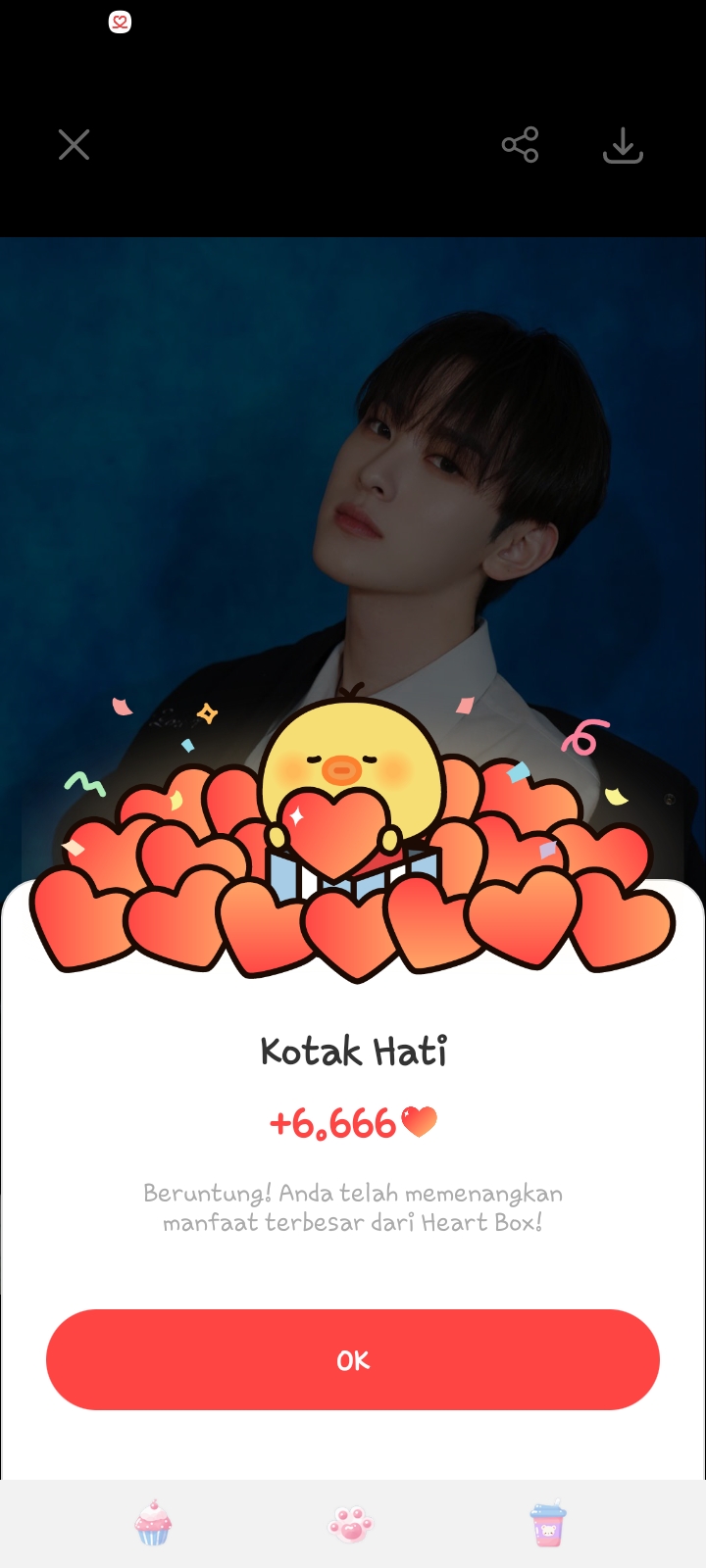 Recent activity shot of Hyunsik (XODIAC)