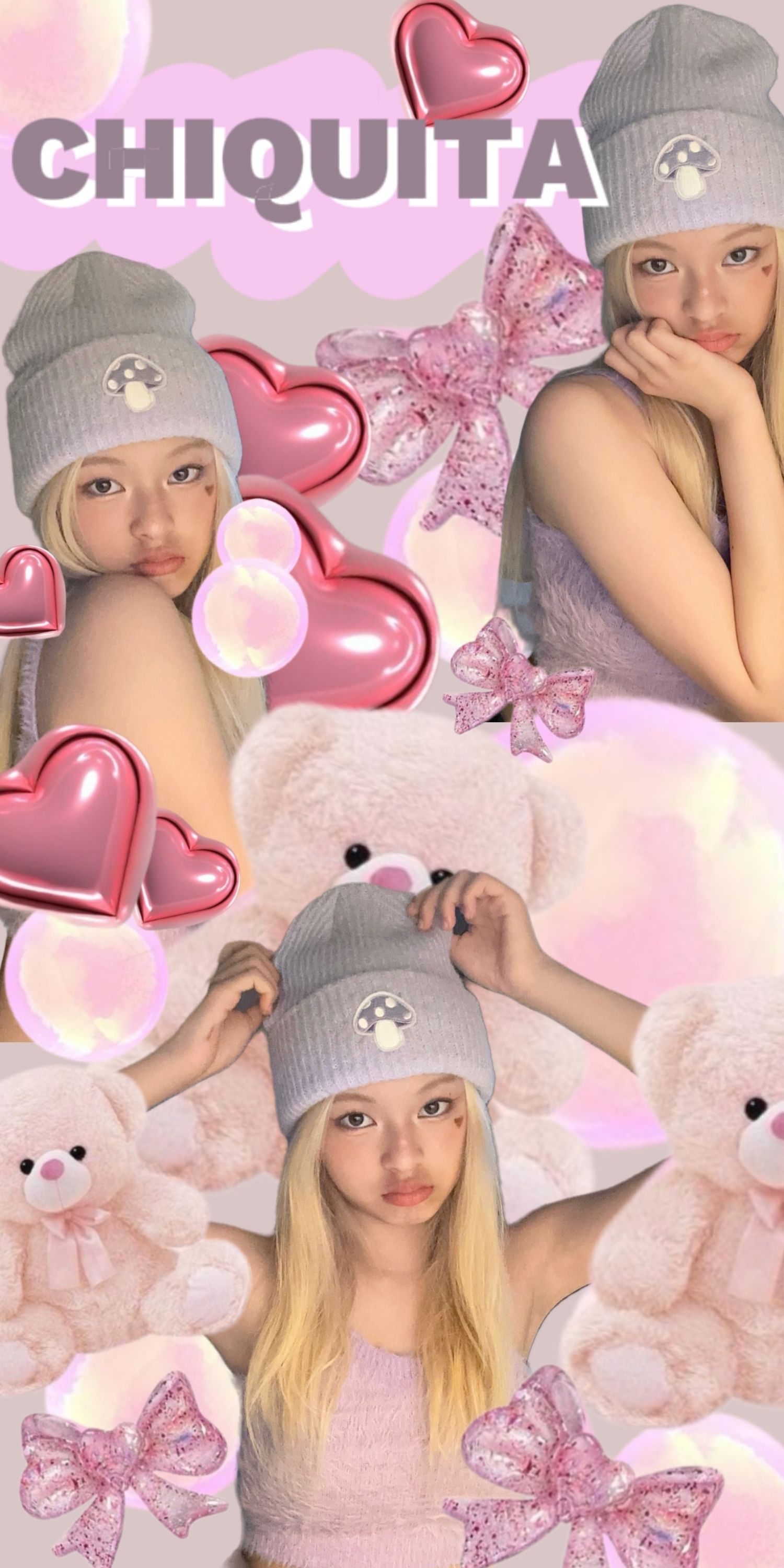 A heartfelt wallpaper shared by BABYMONSTER's fans