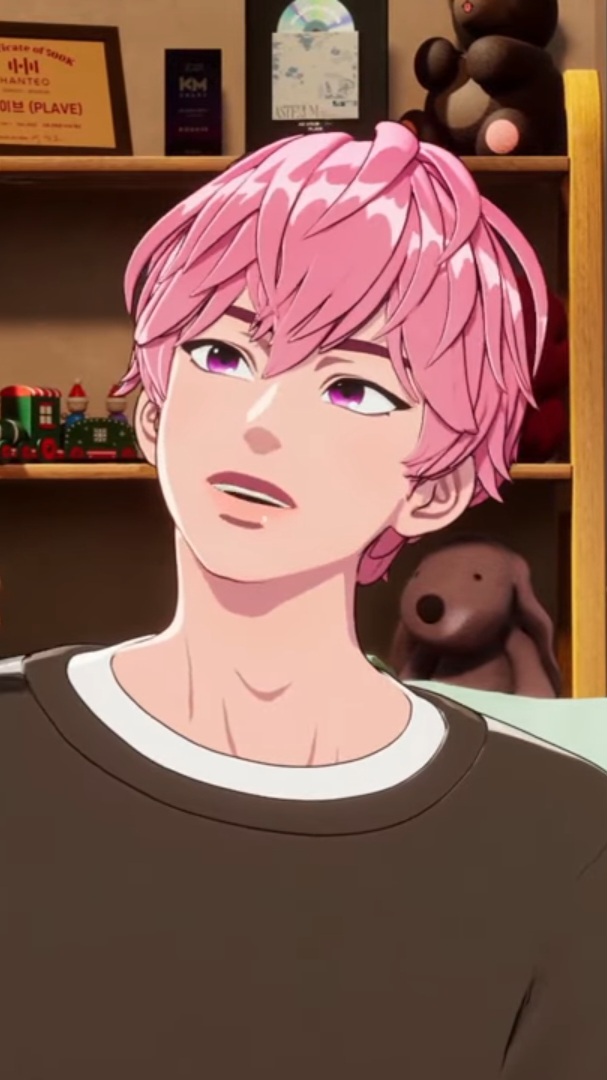 A heartfelt wallpaper shared by Bamby (PLAVE)'s fans