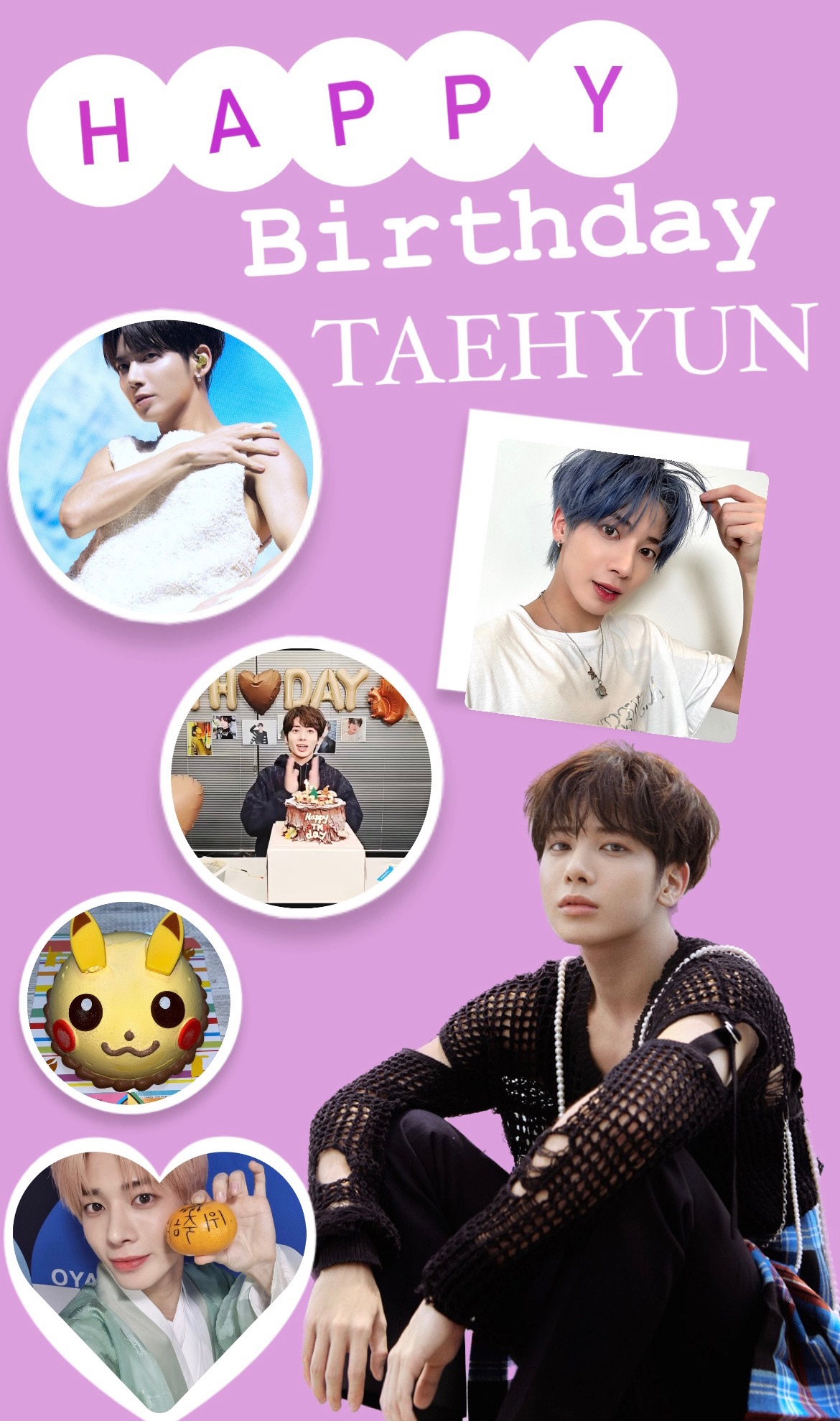 Fan-made special wallpaper for Taehyun (TOMORROW X TOGETHER)