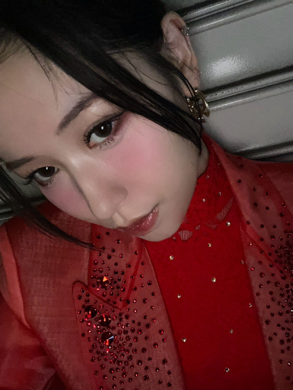 Recent activity shot of Kasahara Momona (ME:I)