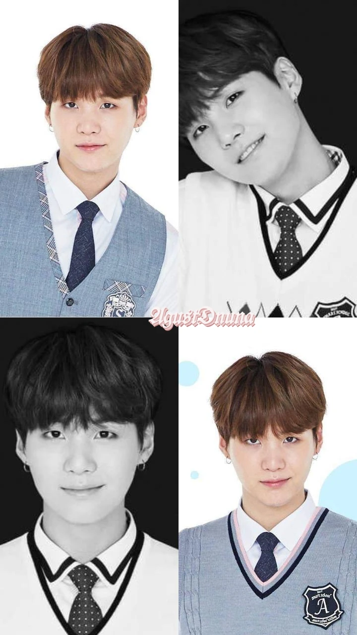 A heartfelt wallpaper shared by SUGA (BTS)'s fans