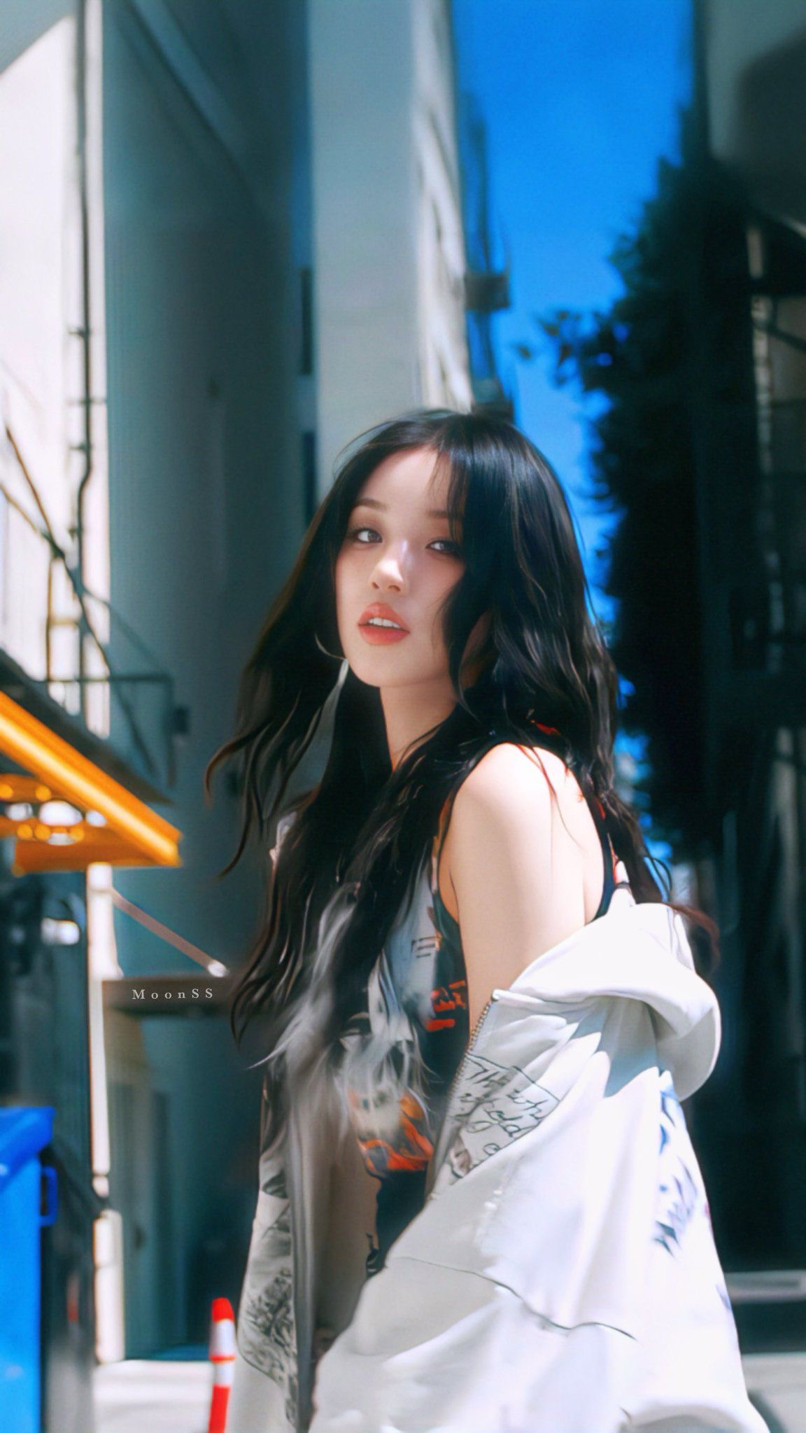 우기 (아이들)를 위해 팬들이 공유한 감성 배경화면