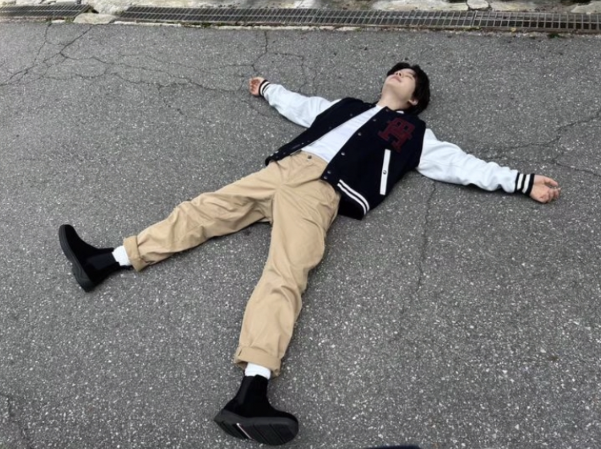 A moment captured by Seungmin (Stray Kids)'s fan