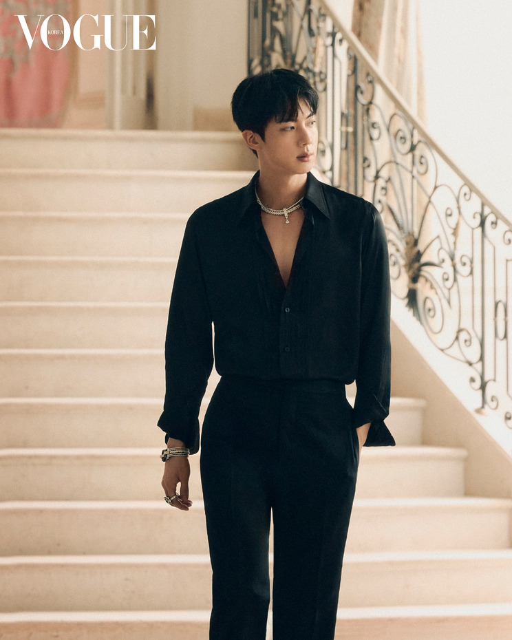 Recent activity shot of Jin (BTS)