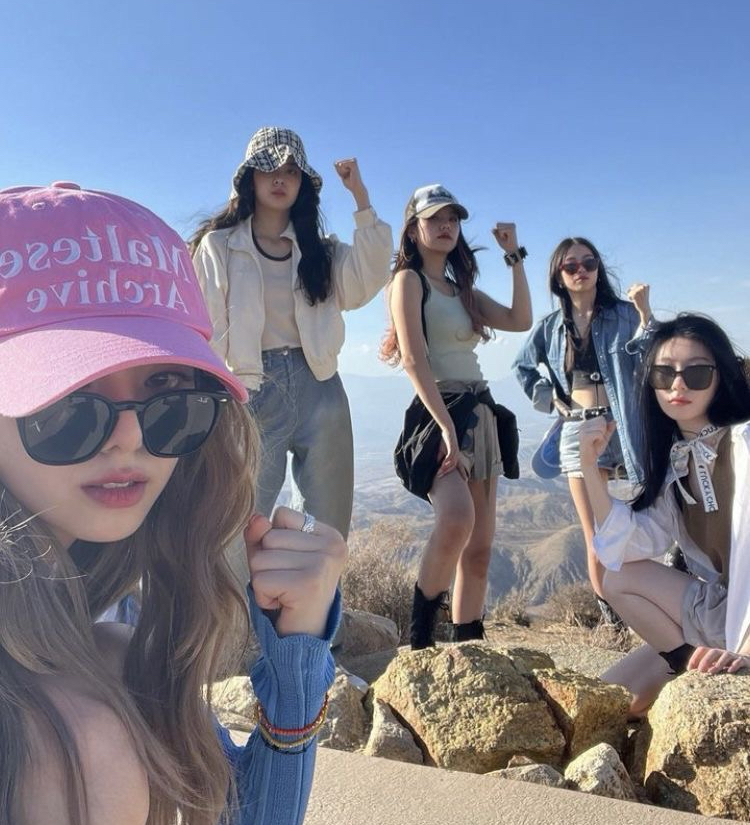 A moment captured by ITZY's fan