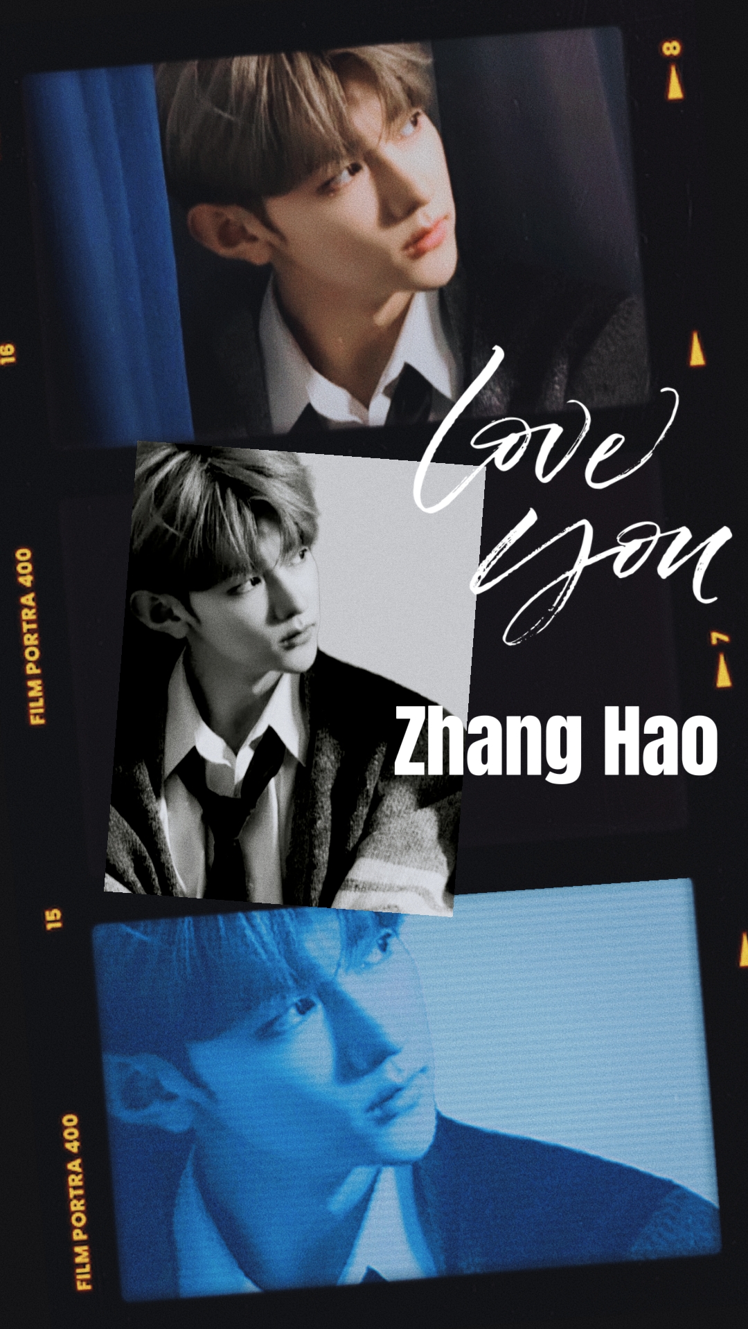 A heartfelt wallpaper shared by Zhang Hao (ZEROBASEONE)'s fans