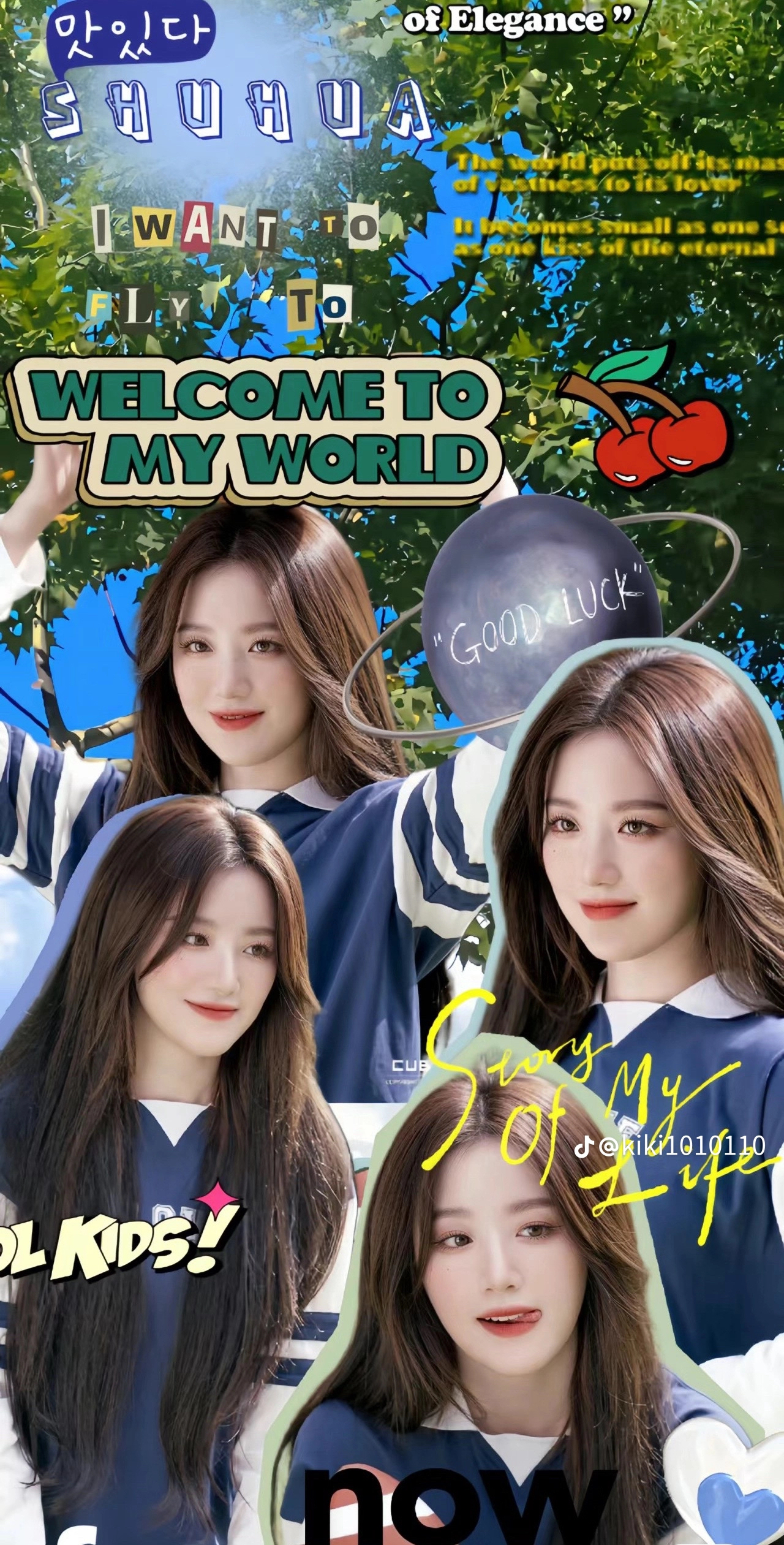 Fan-made special wallpaper for Shuhua (i-dle)