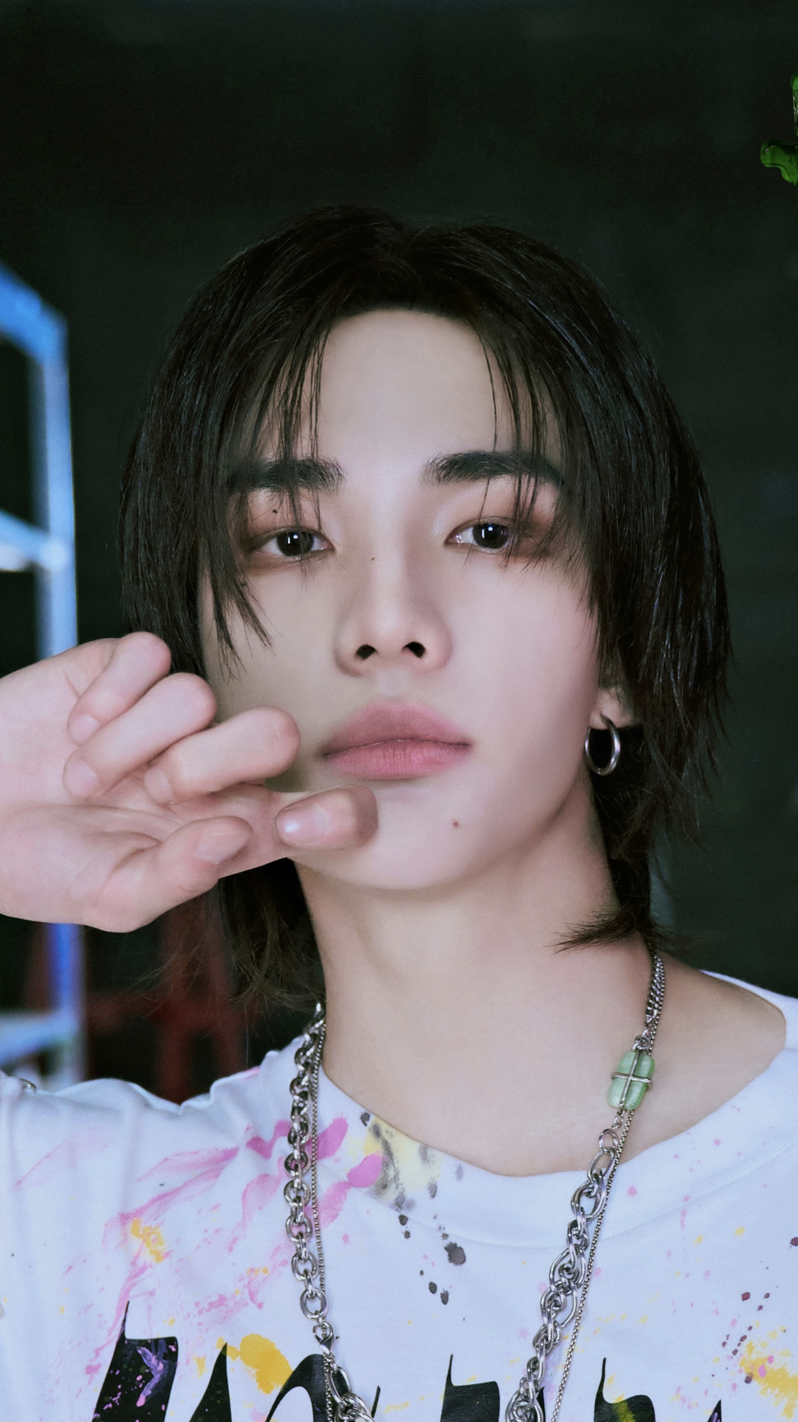 Fan-made special wallpaper for Hyunjin (Stray Kids)