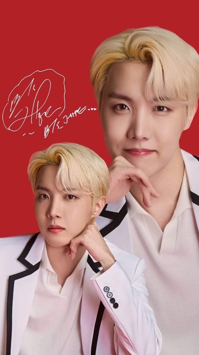 A heartfelt wallpaper shared by j-hope (BTS)'s fans