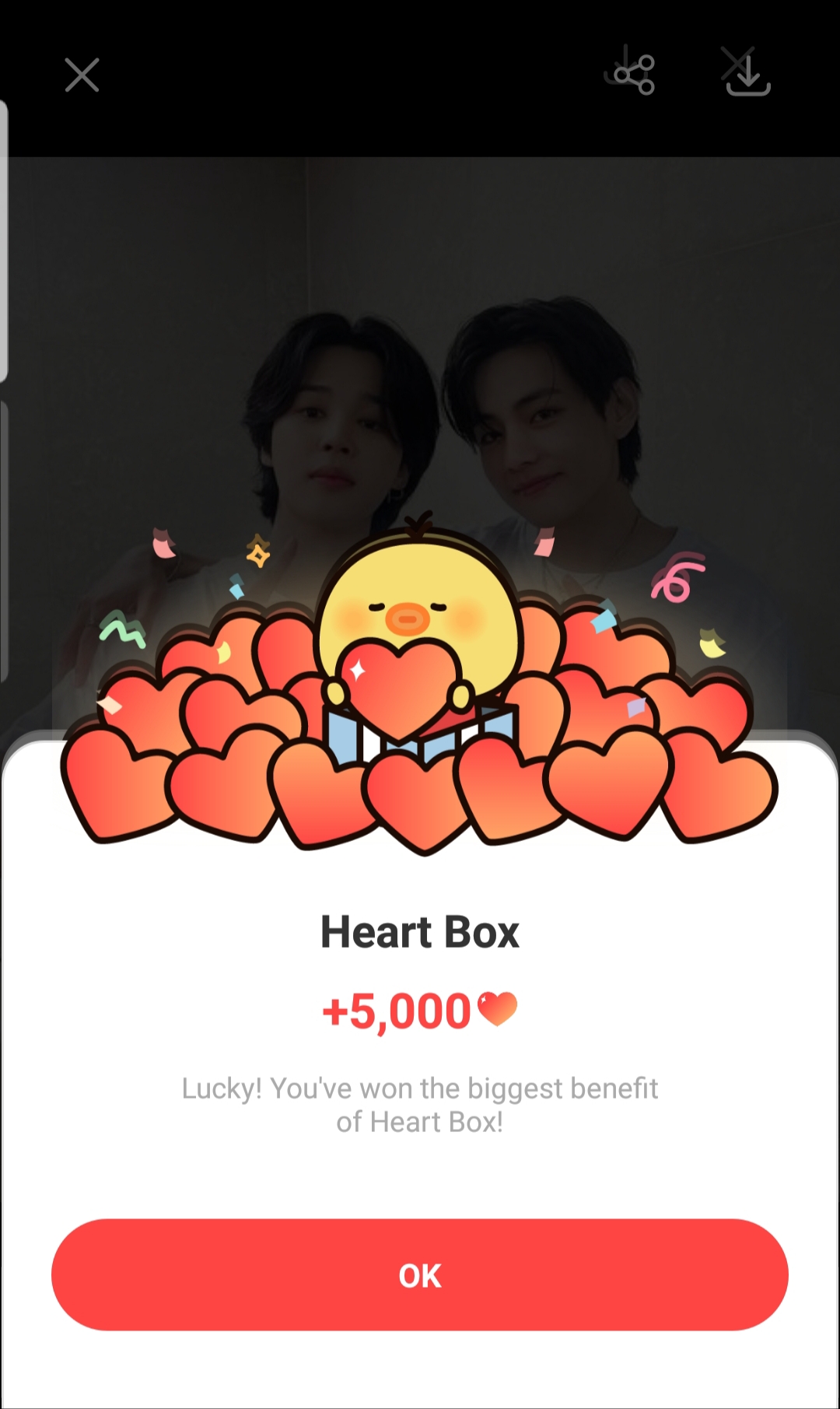 A moment captured by BTS's fan