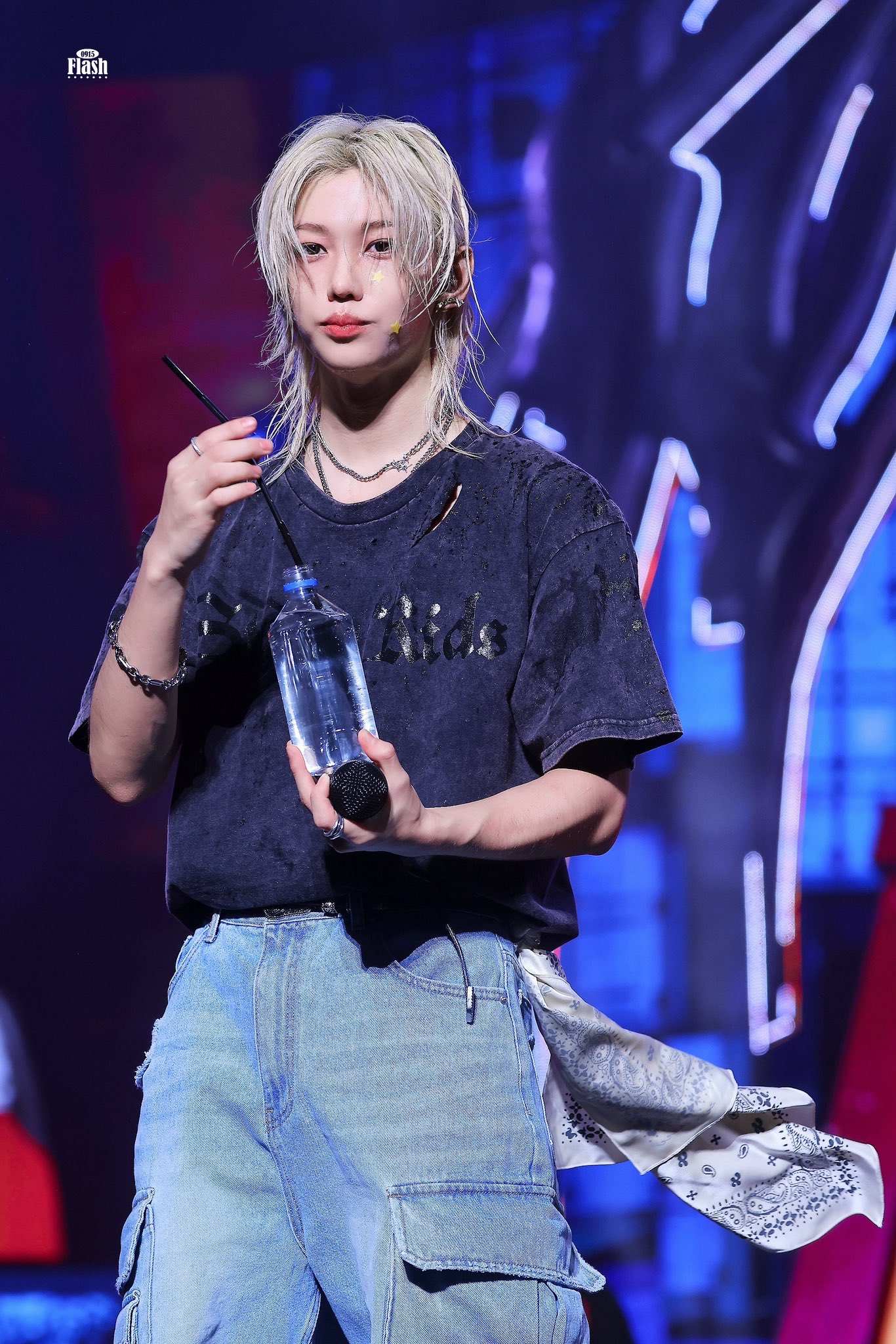 Recent activity shot of Felix (Stray Kids)