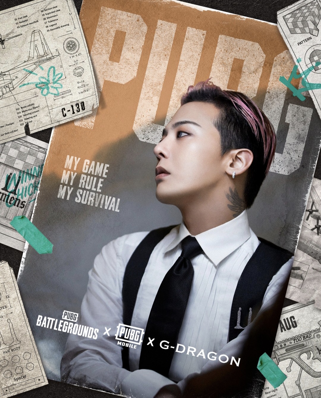 Foto aktivitas terbaru G-DRAGON (BIGBANG)