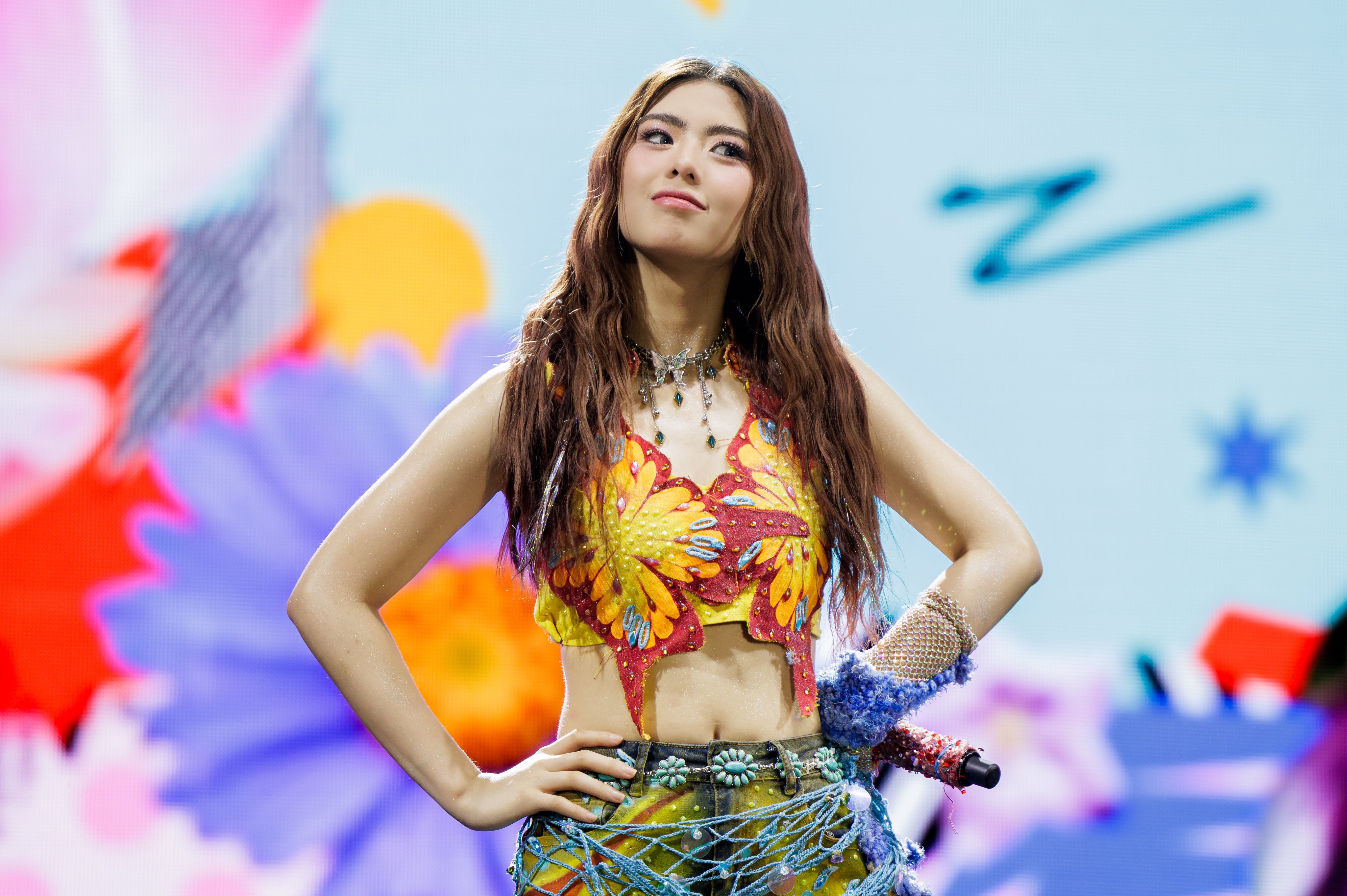 A moment captured by Mikha (BINI)'s fan