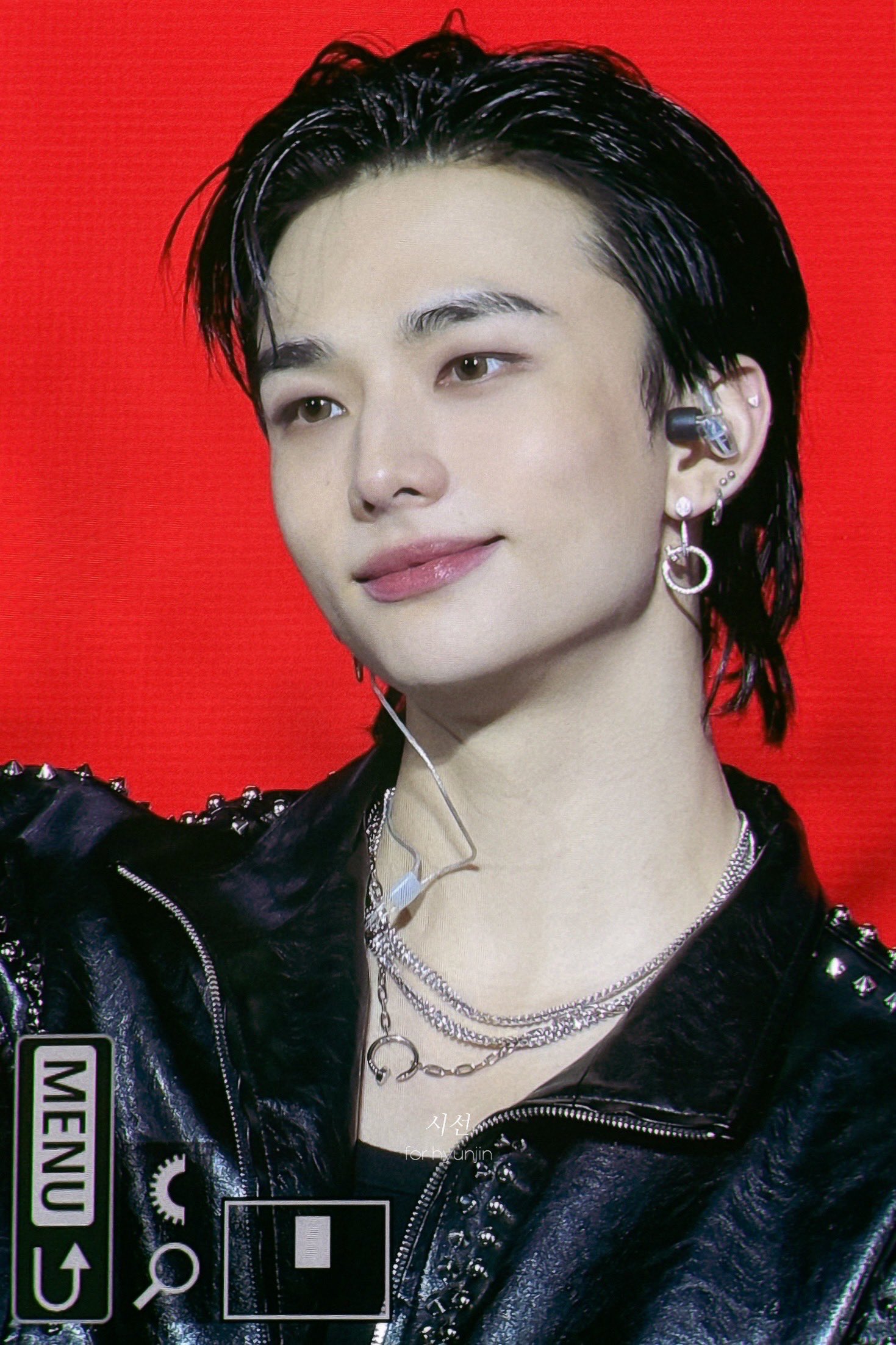 Recent activity shot of Hyunjin (Stray Kids)