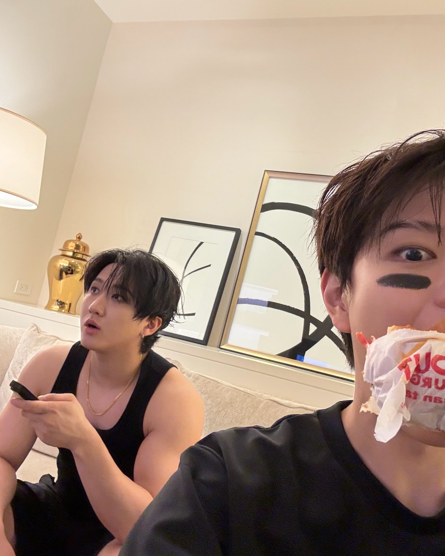 A moment captured by Seungmin (Stray Kids)'s fan