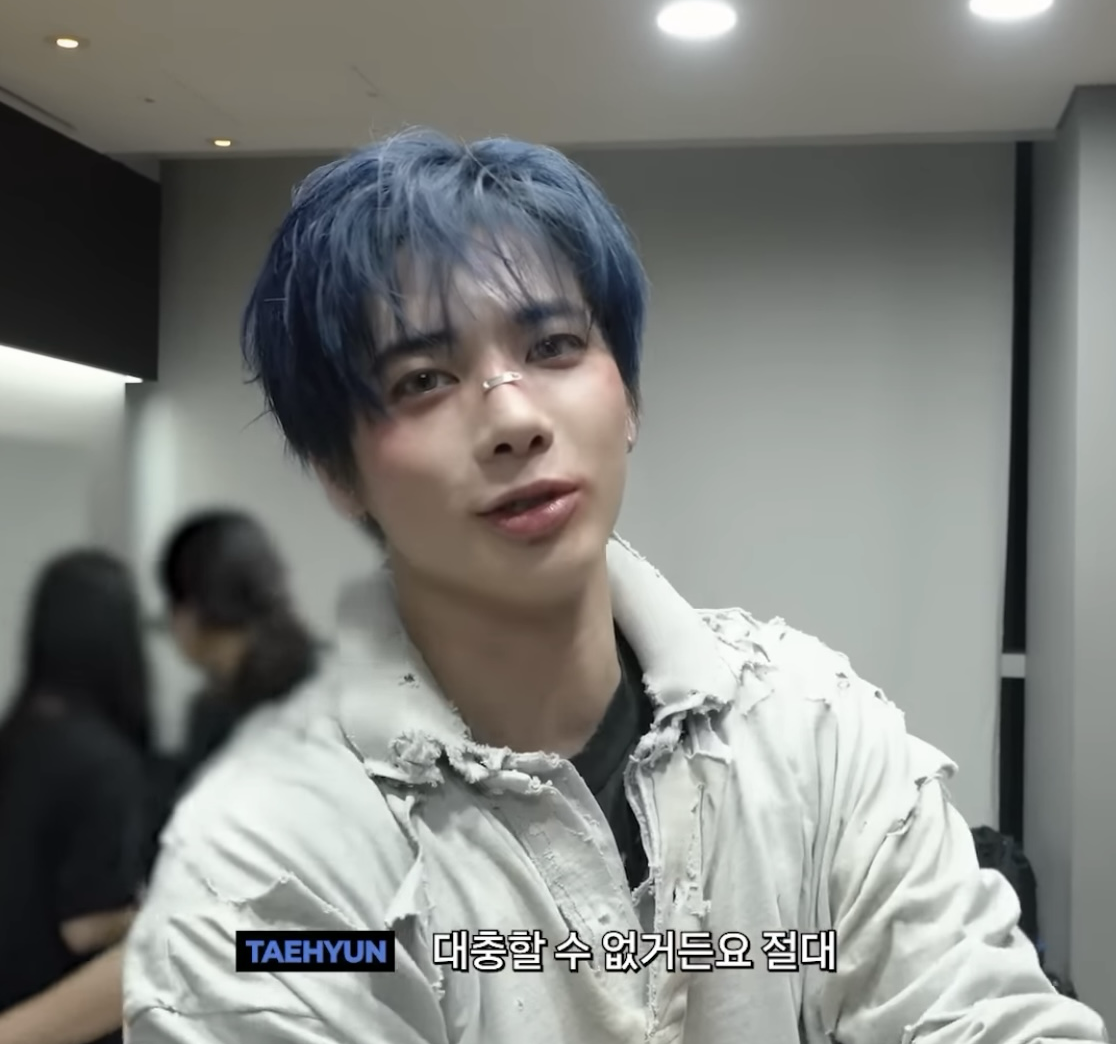 Behind-the-scenes cut of Taehyun (TOMORROW X TOGETHER)