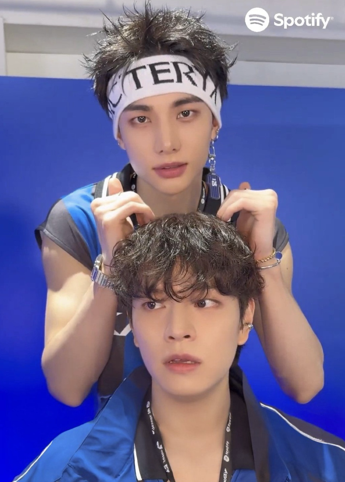 A moment captured by Hyunjin (Stray Kids)'s fan