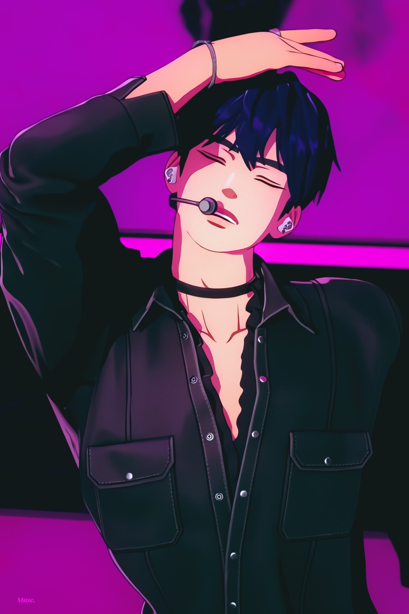 A moment captured by Yejun (PLAVE)'s fan