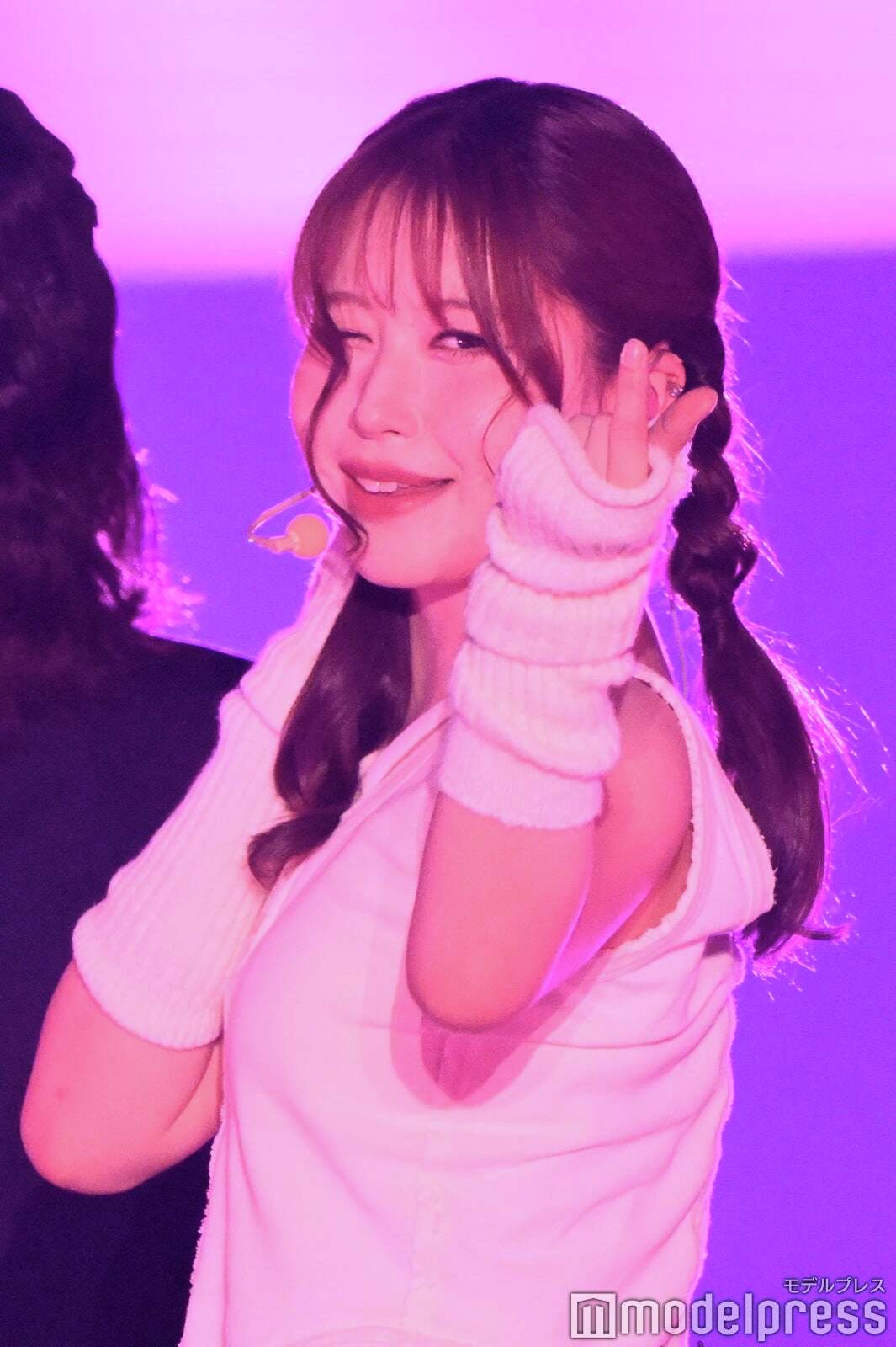 Recent activity shot of Kasahara Momona (ME:I)