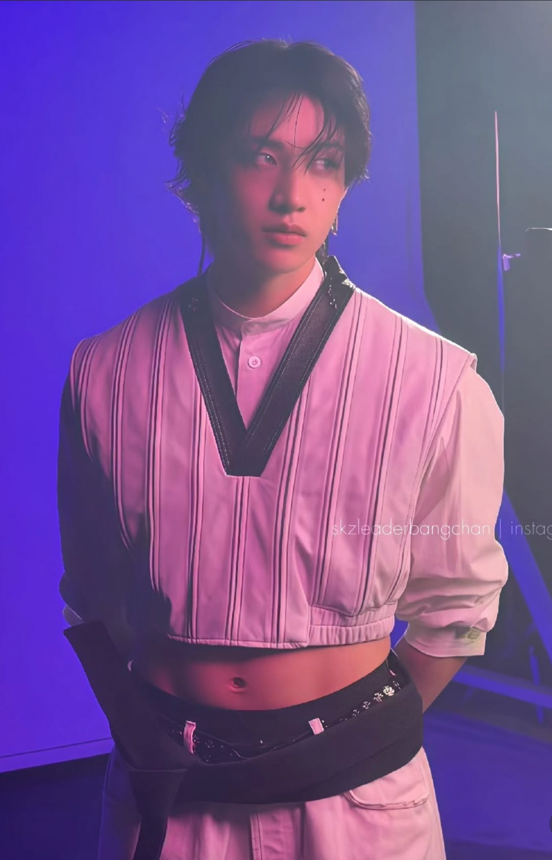 Behind-the-scenes cut of Bang Chan (Stray Kids)