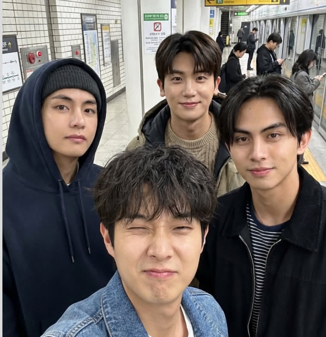 뷔 (방탄소년단)의 비하인드 컷