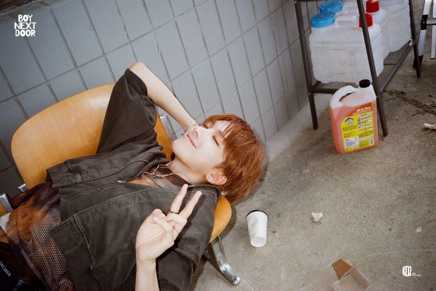 Recent activity shot of Woonhak (BOYNEXTDOOR)