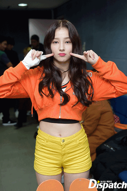 Nancy (MOMOLAND)粉絲拍下的瞬間