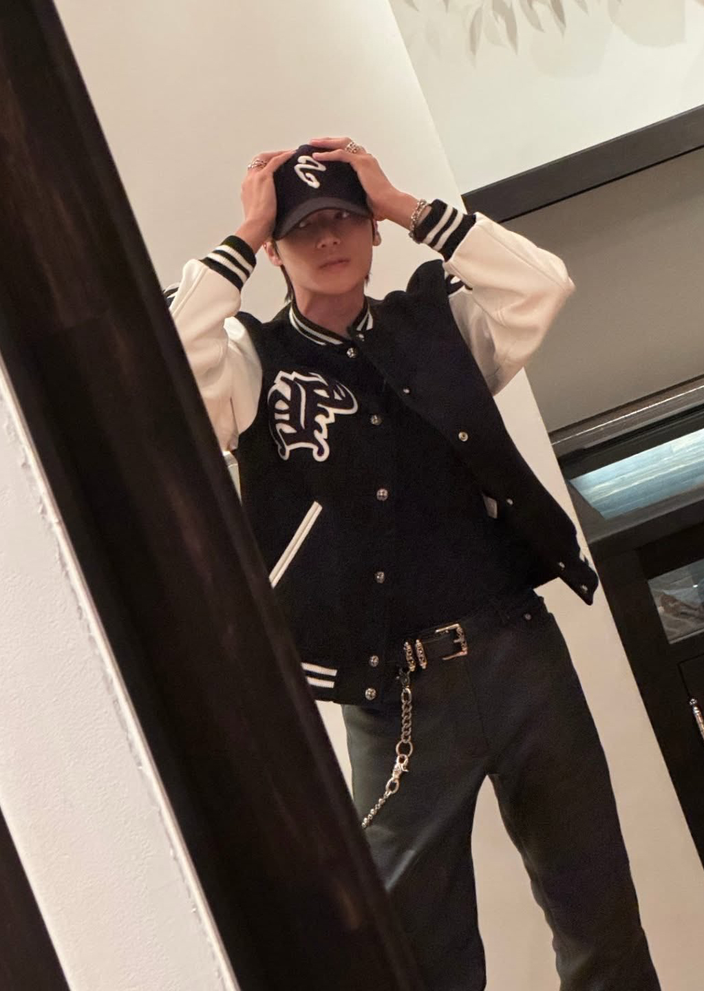 Recent activity shot of Wooyoung (ATEEZ)