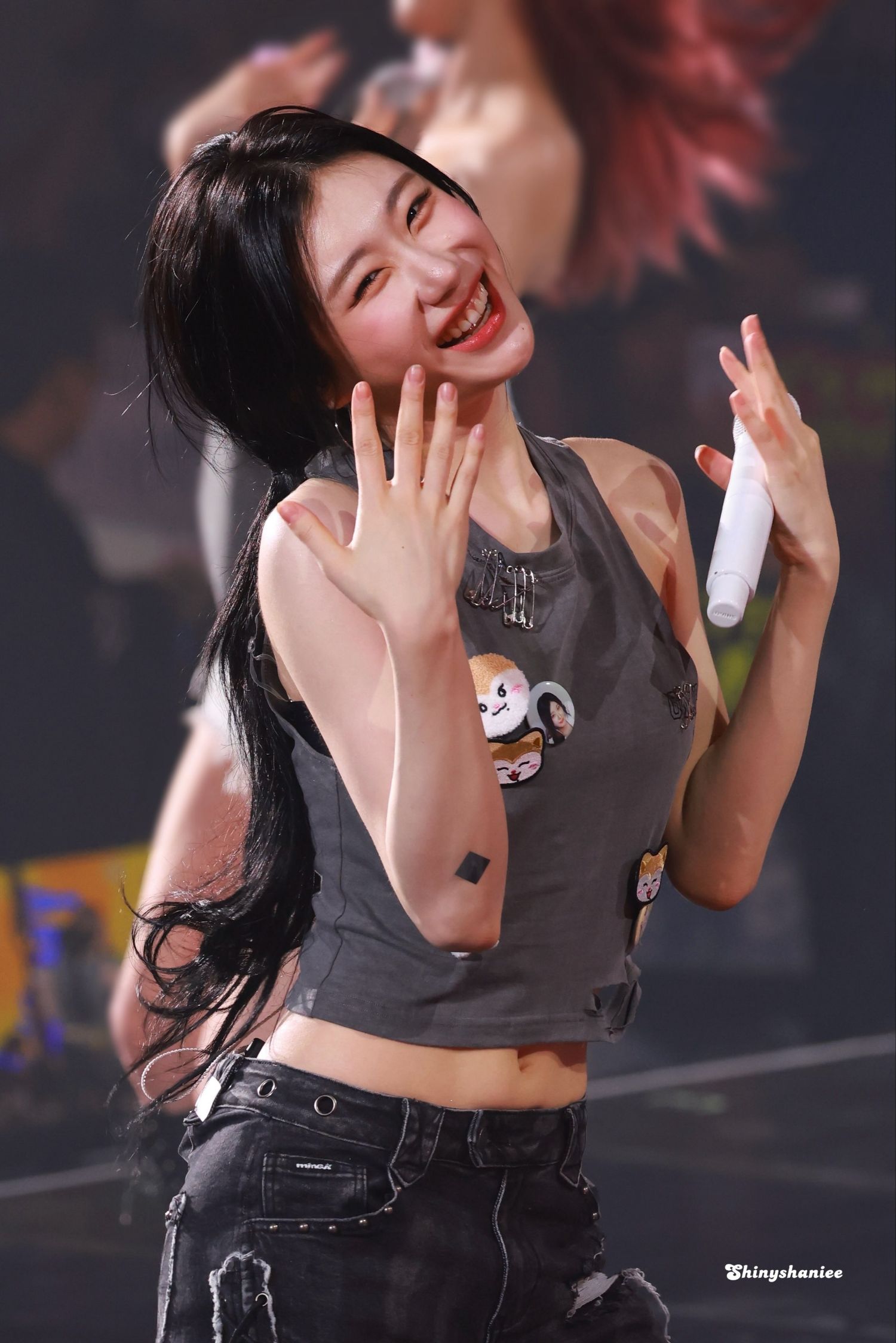 A moment captured by Chaeryeong (ITZY)'s fan