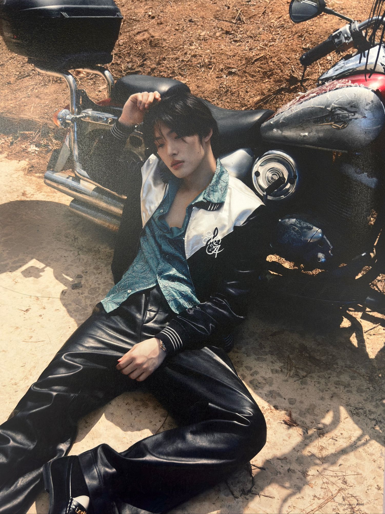 Recent activity shot of Mingi (ATEEZ)