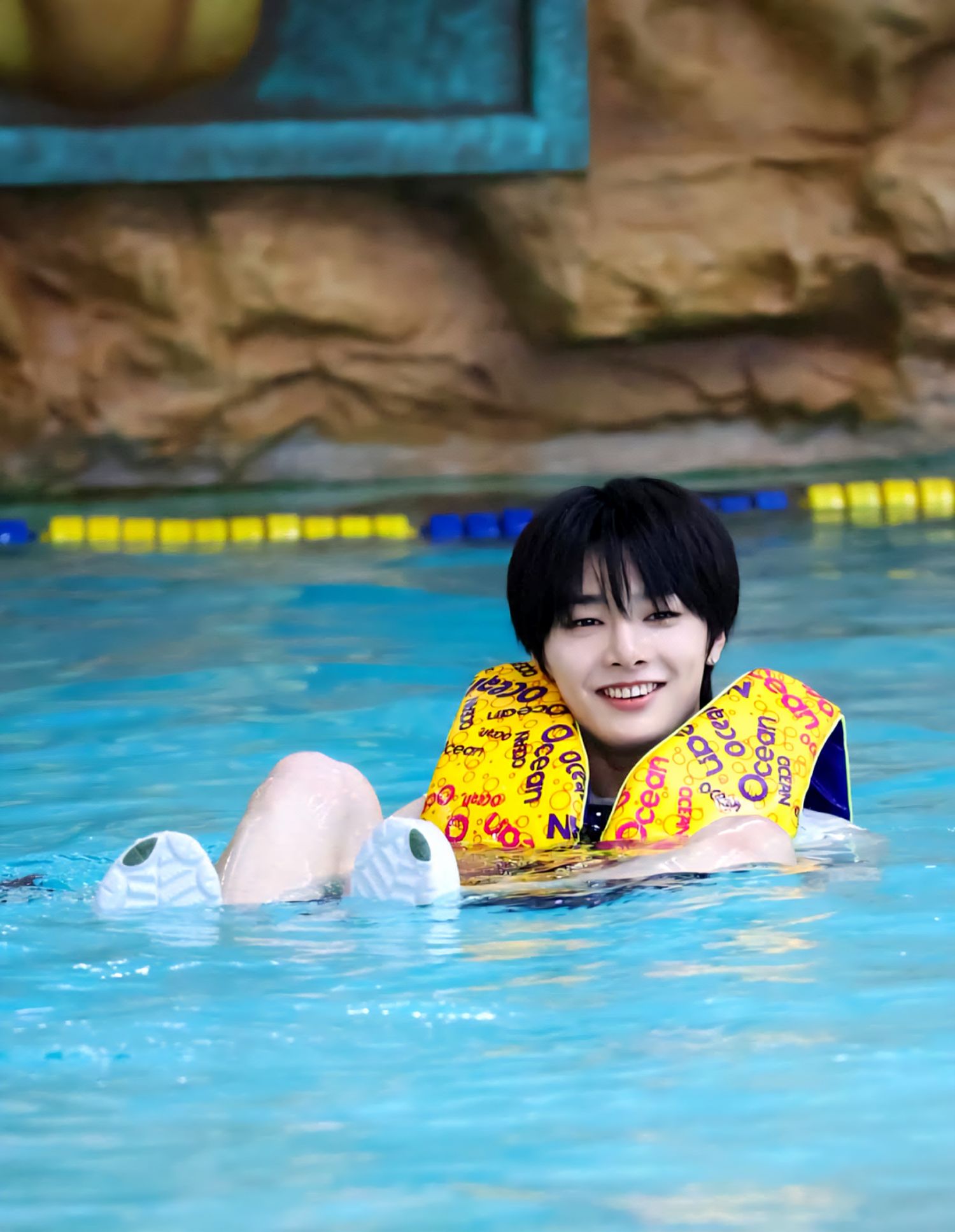 A moment captured by I.N (Stray Kids)'s fan