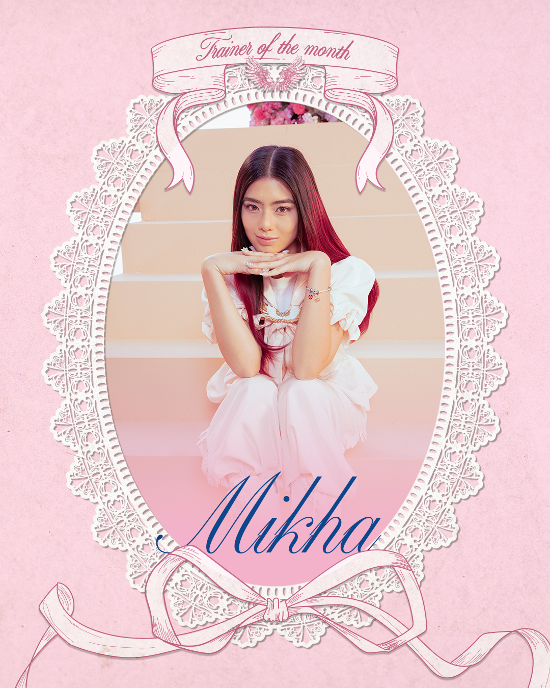 A moment captured by Mikha (BINI)'s fan