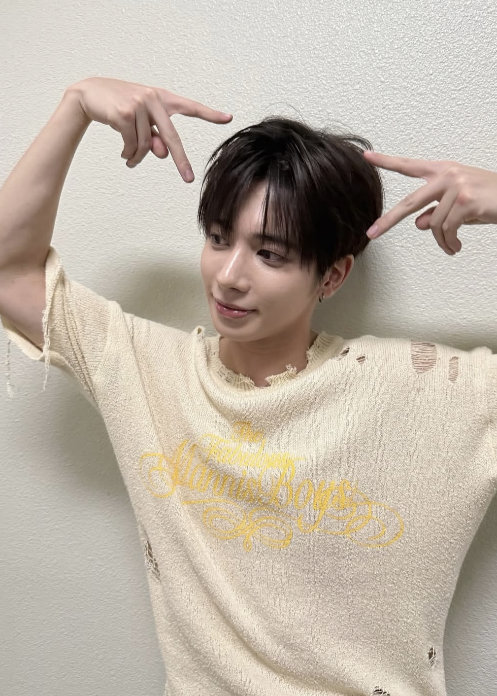 Recent activity shot of Taehyun (TOMORROW X TOGETHER)