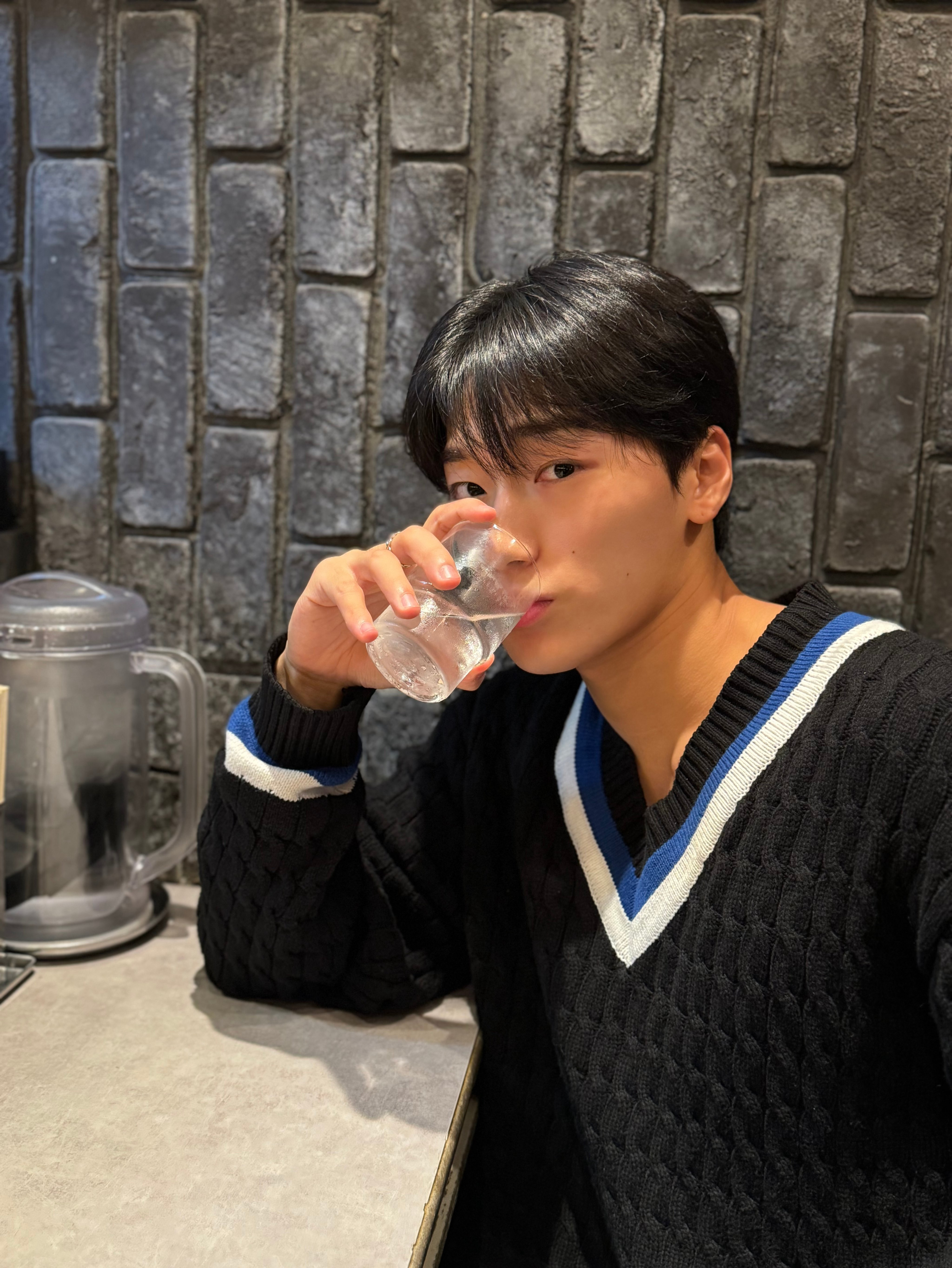 A moment captured by San (ATEEZ)'s fan