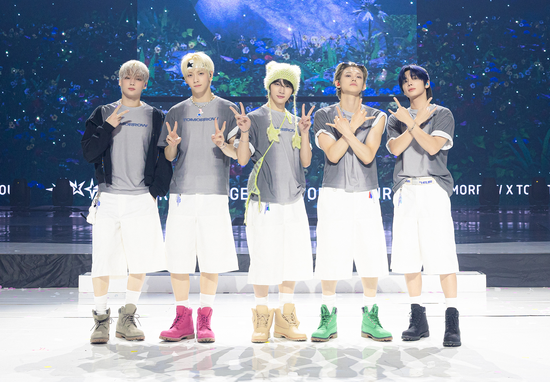 Recent activity shot of TOMORROW X TOGETHER