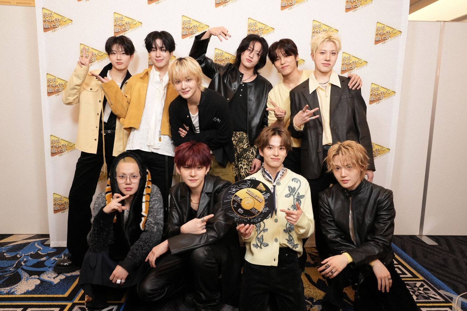 TREASUREの舞台裏ショット