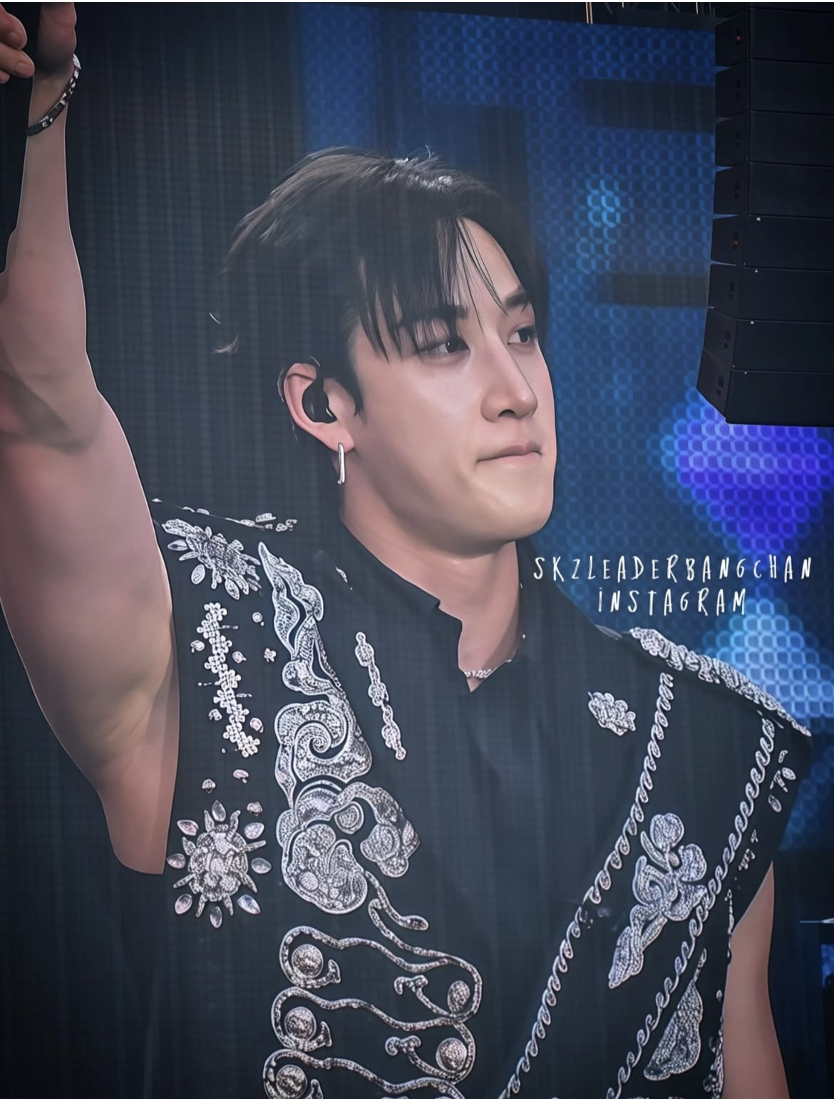 A moment captured by Bang Chan (Stray Kids)'s fan