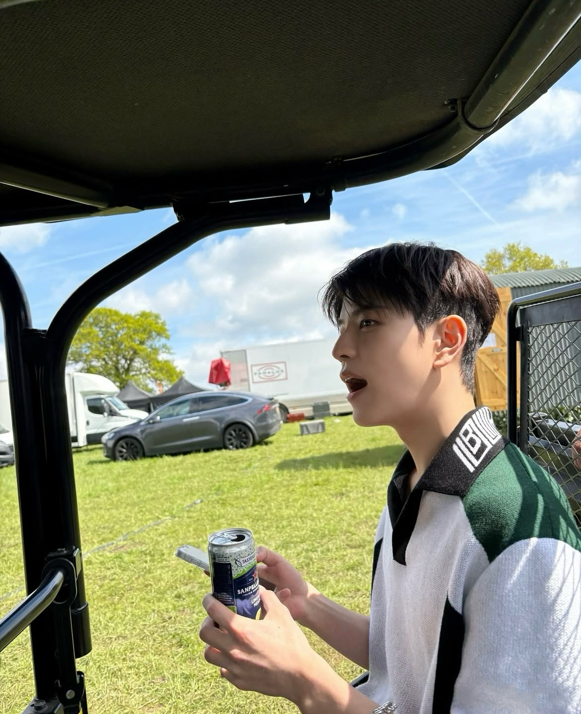 Behind-the-scenes cut of Seungmin (Stray Kids)
