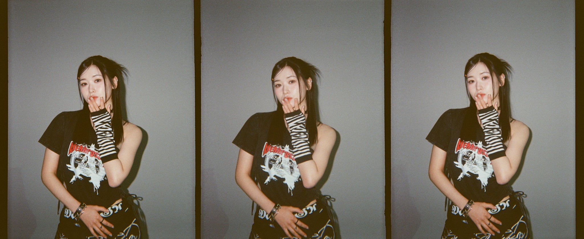 Recent activity shot of Kasahara Momona (ME:I)