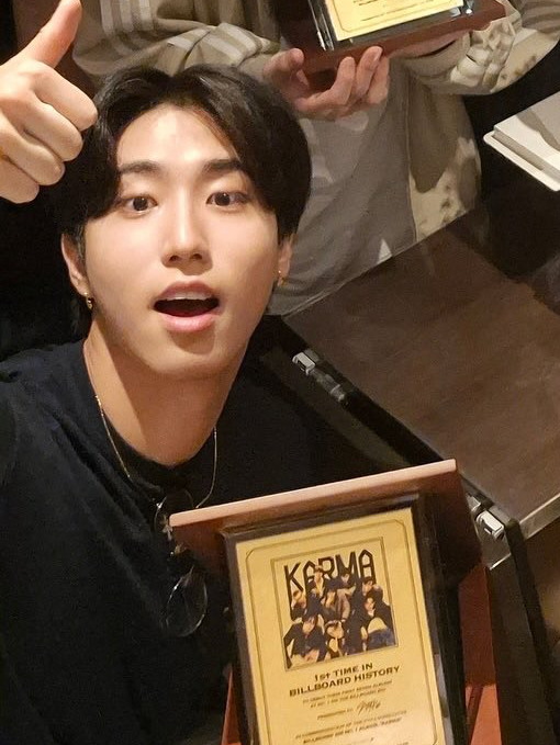 A moment captured by HAN (Stray Kids)'s fan