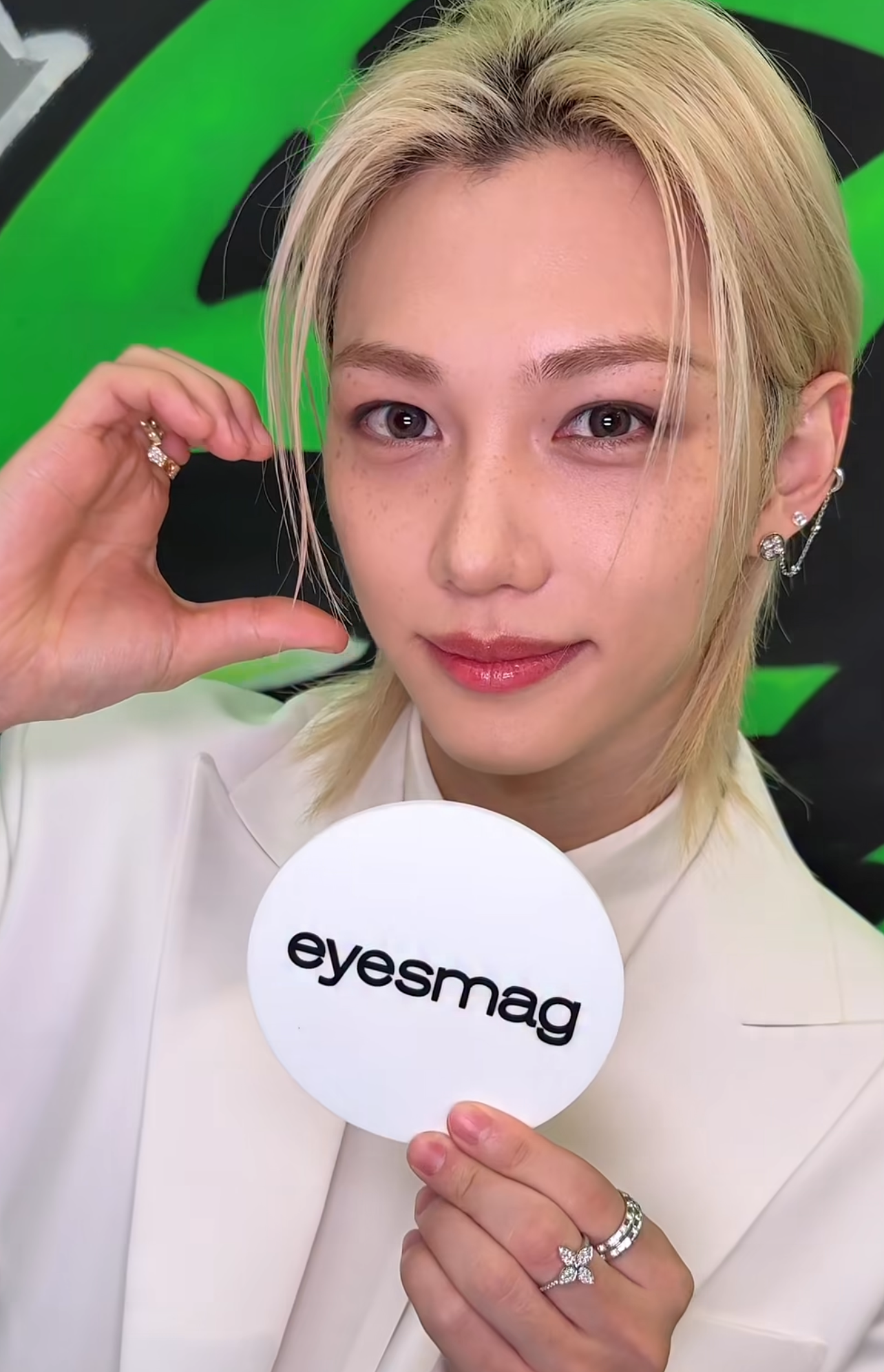 A moment captured by Felix (Stray Kids)'s fan