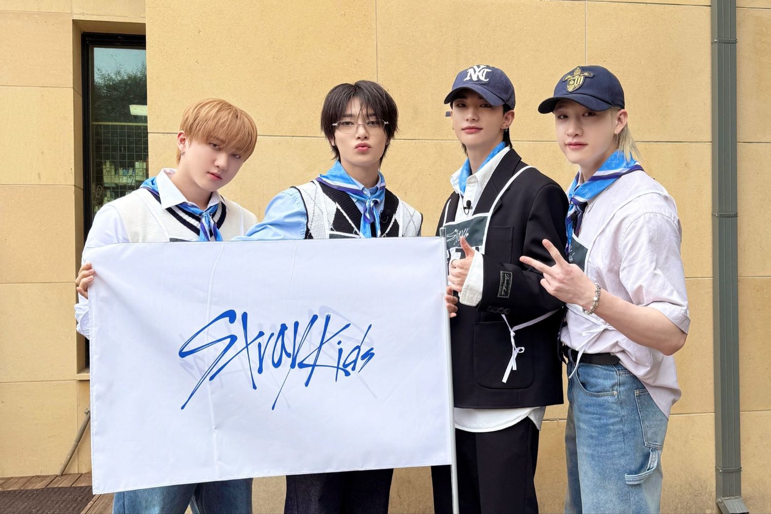 Momen yang diabadikan oleh penggemar I.N (Stray Kids)