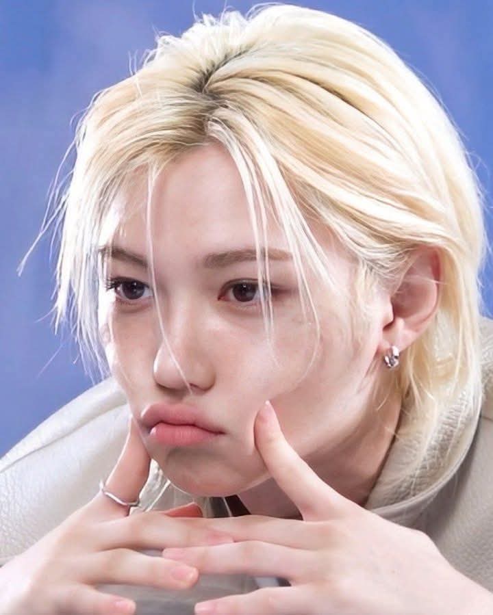 A moment captured by Stray Kids's fan