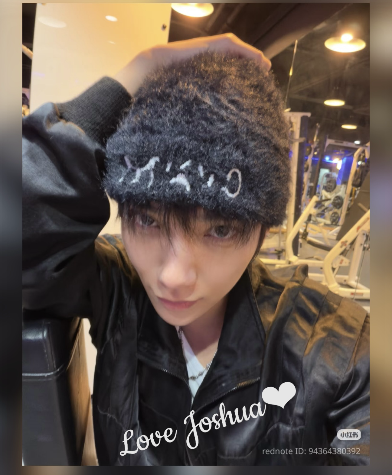 A moment captured by Joshua (SEVENTEEN)'s fan