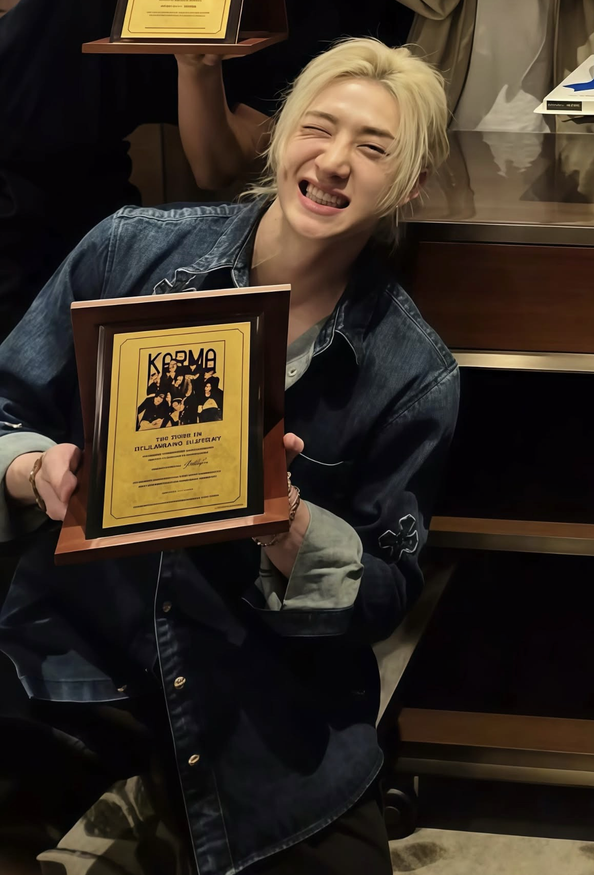 Recent activity shot of Bang Chan (Stray Kids)