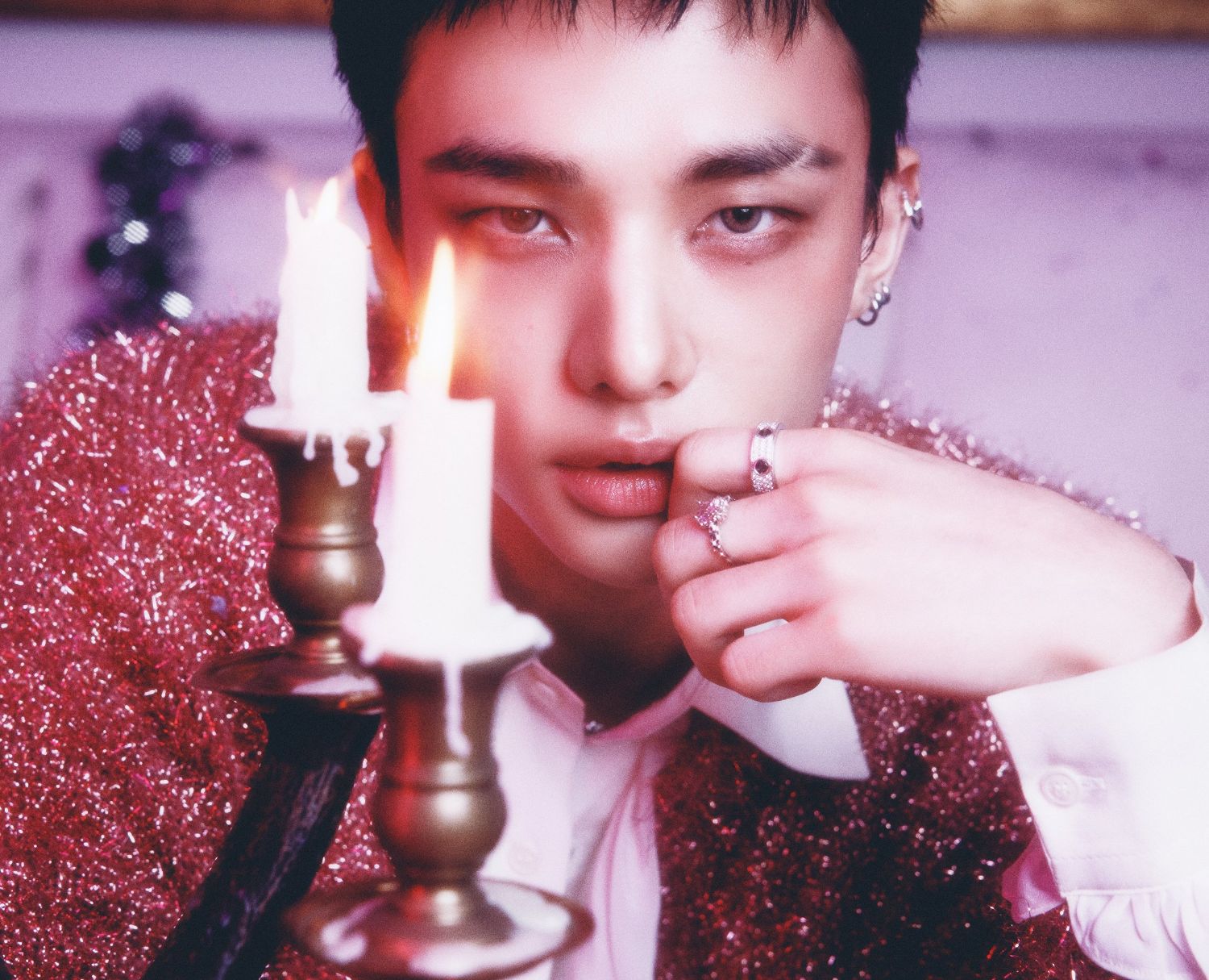 Recent activity shot of Hyunjin (Stray Kids)