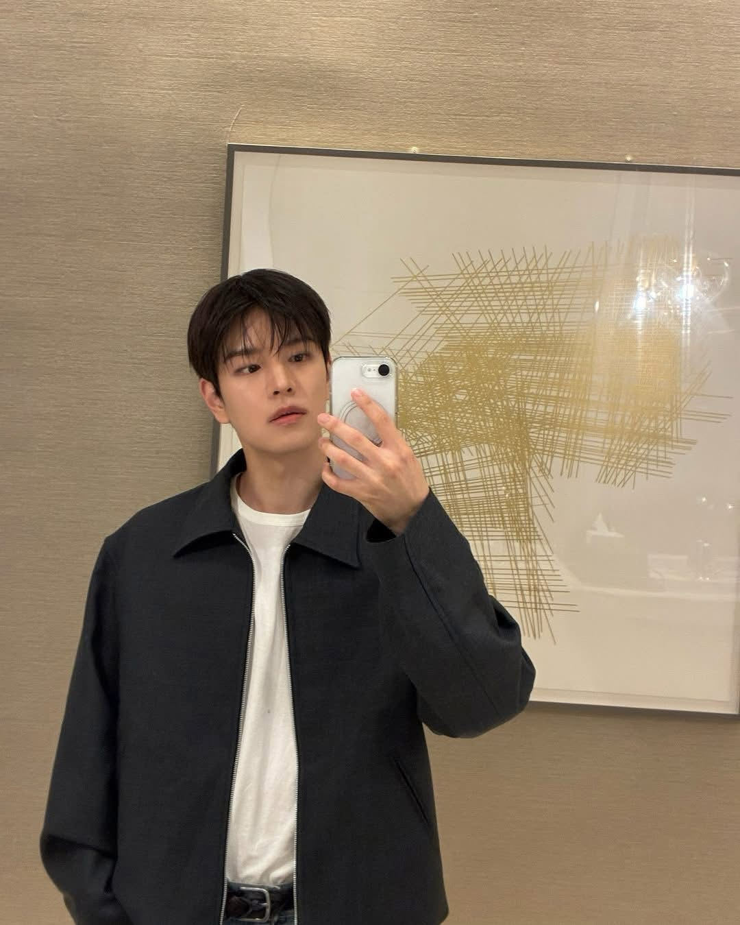 A moment captured by Seungmin (Stray Kids)'s fan